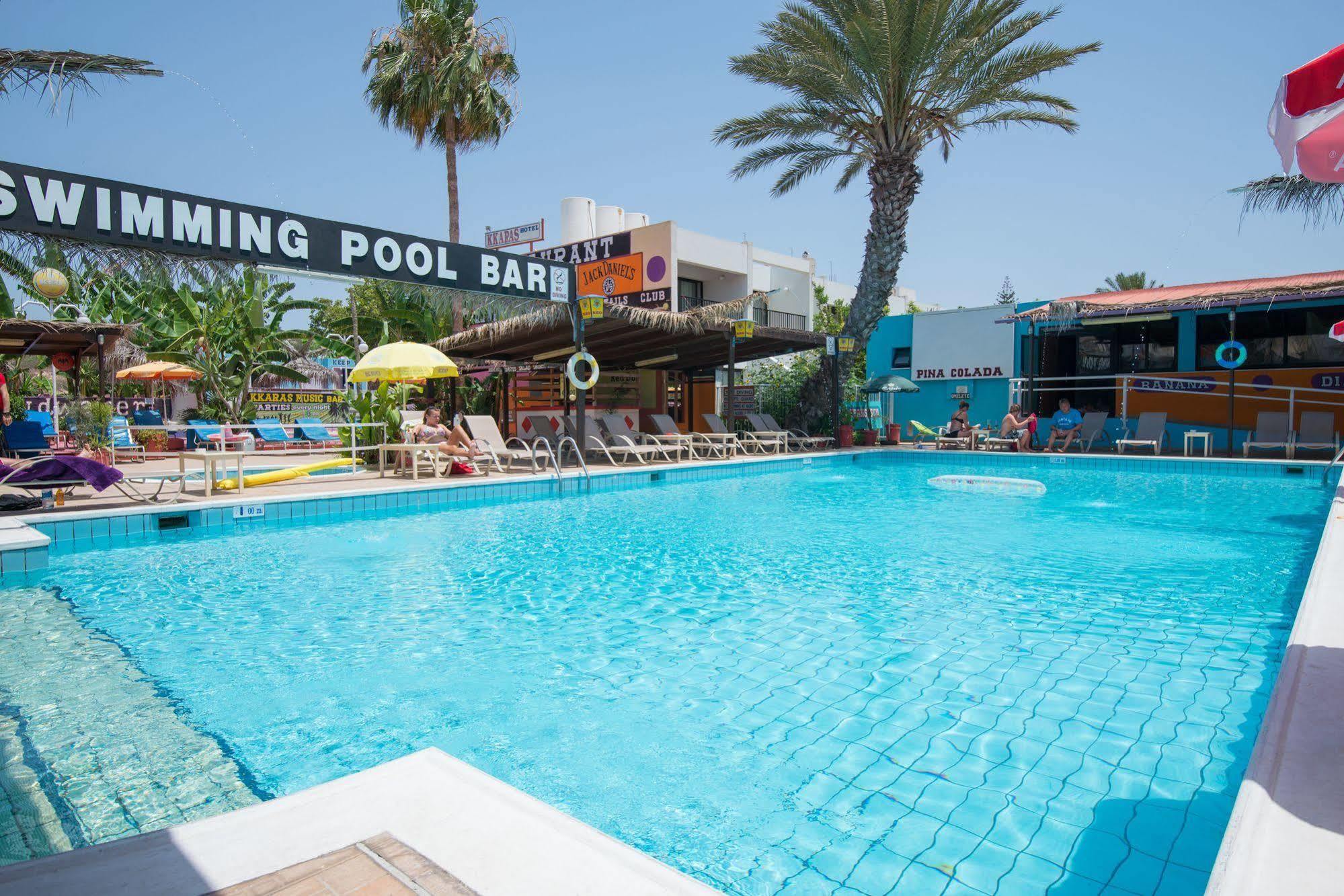 Kkaras Hotel 3 Star Ayia Napa Exterior foto